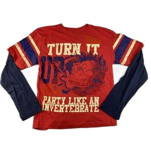 Nickelodeon Sponge Bob SquarePants "Turn it UP! Retro Style T-Shirt Kid's Size M